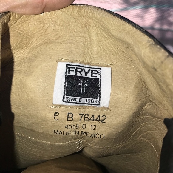 Frye Full Grain leather riding boots -Melissa Trapunto Size 6 B GUC - Picture 9 of 14